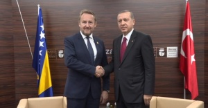 Cumhurbaşkanı Erdoğan Bosna-Hersekli mevkidaşı ile grüştü