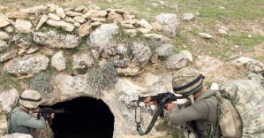 Karadeniz’de PKK’ya ait sığınaklar imha edildi