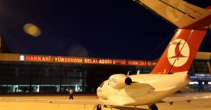 Yüksekova’ya 11 ay sonra ilk uçak