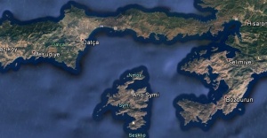 Yunan adası havadan ve denizden ablukaya alındı