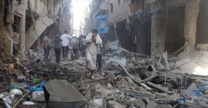 Halep'te hava saldırısı: 14 ölü
