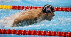 Phelps 200 metre kelebek finalinde altına uzandı
