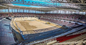 Samsunspor'un yeni stadyumunda sona doğru
