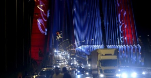 İşte, Yavuz Sultan Selim Köprüsü&#039;nden ilk gecede araç geçişleri