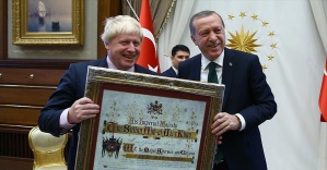 Cumhurbaşkanı Erdoğan ve Başbakan Yıldırım Johnson'ı kabul etti
