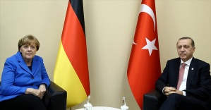 Cumhurbaşkanı Erdoğan'ın, Almanya Başbakanı Merkel'i kabulü başladı