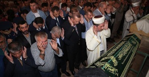 Erdoğan, Ziya İlgen'in annesinin cenazesine katıldı

