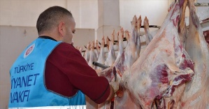 
TDV terör mağdurlarına kurban eti dağıttı
