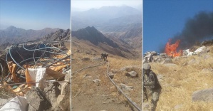 PKK'nın İran sınırındaki kaçak boru hattı imha edildi
