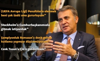 Beşiktaş Kulübü Başkanı Orman: Fenerbahçe'nin güçlenmesi bizi rahatsız etmez