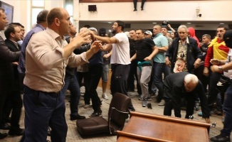Makedonya Meclisinde olaylar çıktı