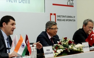 Yeni Delhi&#039;de medya gözüyle Türkiye-Hindistan ilişkileri konuşuldu