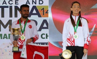 Türk atletlerden iki birincilik