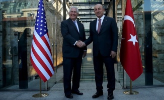 Çavuşoğlu, ABD'li mevkidaşı Tillerson ile görüştü