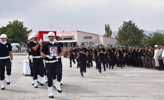 Şırnak'ta şehit polis için tören