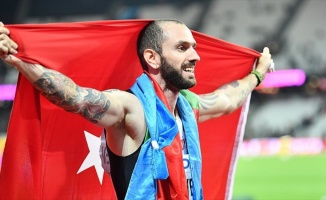 Dünya şampiyonu milli atlet Guliyev: Yarışın sonunda madalya kazandığıma emindim