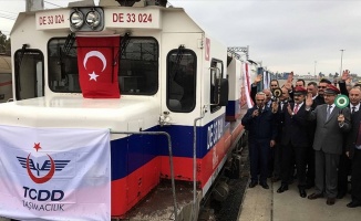 'Demir İpek Yolu'nda Mersin'den ilk tren yola çıktı