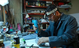 &#039;Mavi vatan&#039;ın gemilerini maketleriyle tanıtıyor