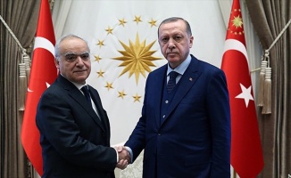 Cumhurbaşkanı Erdoğan, BM Libya Özel Temsilcisi Salame'yi kabul etti
