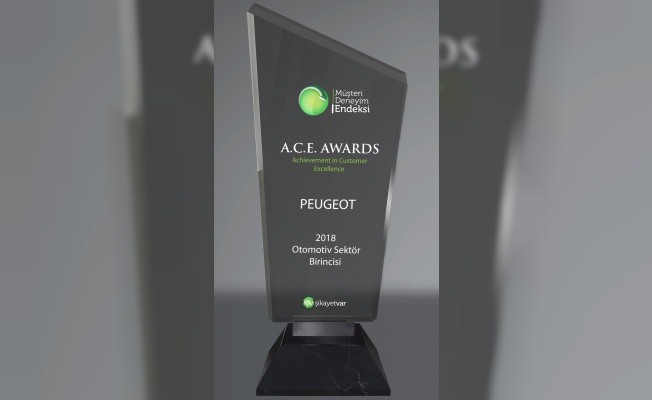 Peugeot "En Başarılı Yöneten Marka" ödülünü aldı