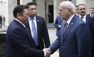 TBMM Başkanı Kahraman, Moğolistan Meclis Başkanı Enkhbold ile görüştü