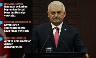 Başbakan Yıldırım&#039;dan vatandaşlara müjde üstüne müjde