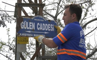 Başkentte 'Gülen' isimli cadde ve sokak tabelaları değiştirildi
