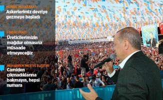 Cumhurbaşkanı Erdoğan: Askerlerimiz Münbiç etrafında devriye gezmeye başladı