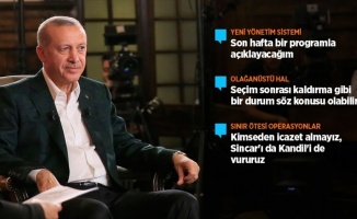 Cumhurbaşkanı Erdoğan: Son hafta yeni yönetim sistemini açıklayacağım