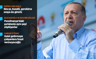 Cumhurbaşkanı Erdoğan: Sincar, Kandil gerekirse oraya da gireriz