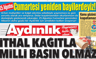 Maocu Perinçek’in Aydınlık’ı &quot;Bayram Tatili”ne çıktı, bahanesi de “Kağıt maliyetleri” oldu iyi mi!