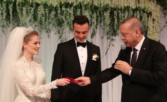 Erdoğan Denizli’de nikah törenine katıldı