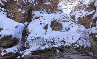 Karla kaplı arazide PKK’ya ağır darbe