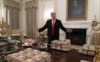 Beyaz Saray’a hamburger ve pizza sipariş etti