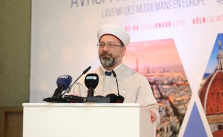 Prof. Erbaş, Avrupa Müslümanları Buluşması’nda konuştu: Müslüman varlığını...