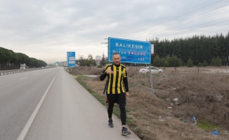 Fenerbahçe için İzmir’den İstanbul’a koşu totemi