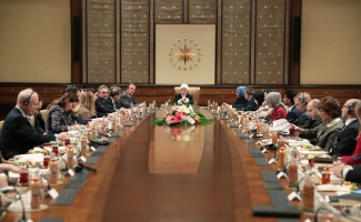 Emine Erdoğan, ABD delegasyonunu kabul etti
