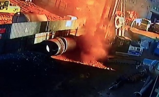 Kadıköy’de doğalgaz borusu böyle patladı