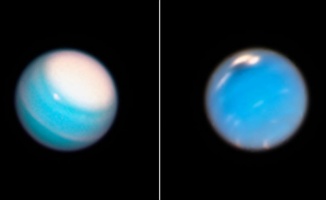 Neptün ve Uranüs&#039;teki dev fırtınalar görüntülendi