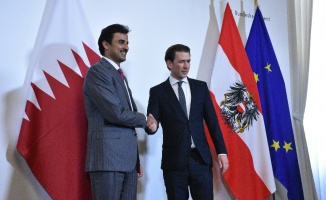 Katar Emiri, Avusturya Başbakanı Kurz ile bir araya geldi