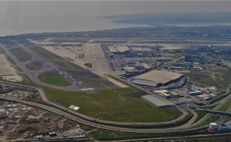 Atatürk Havalimanı’nın boş hali havadan görüntülendi