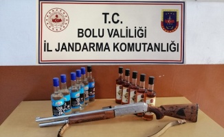 Bolu’da, uyuşturucu, silah ve kaçak içki operasyonu: 6 gözaltı