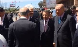 Türk kartalı Aquila Cumhurbaşkan’ı Erdoğan’ın ilgi odağı oldu