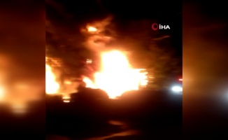 Ankara’da lastikçiler sitesinde yangın