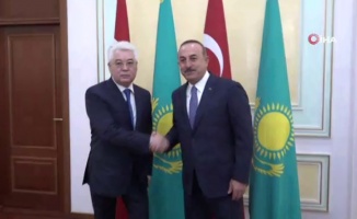 Çavuşoğlu, Kazakistanlı mevkidaşı Atamkulov ile görüştü