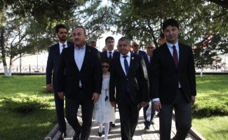 Dışişleri Bakanı Çavuşoğlu Çimkent’te