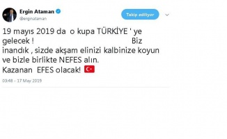 Ergin Ataman: &quot;O kupa Türkiye’ye gelecek&quot;