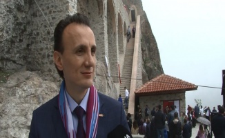 Sümela Manastırı’nın birinci kısmının ziyarete açılması