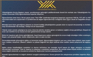 YÖK Başkanı Saraç’tan başarı mesajı