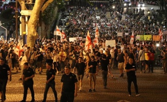 Gürcistan&#039;daki protestolar 17. gününde de devam etti